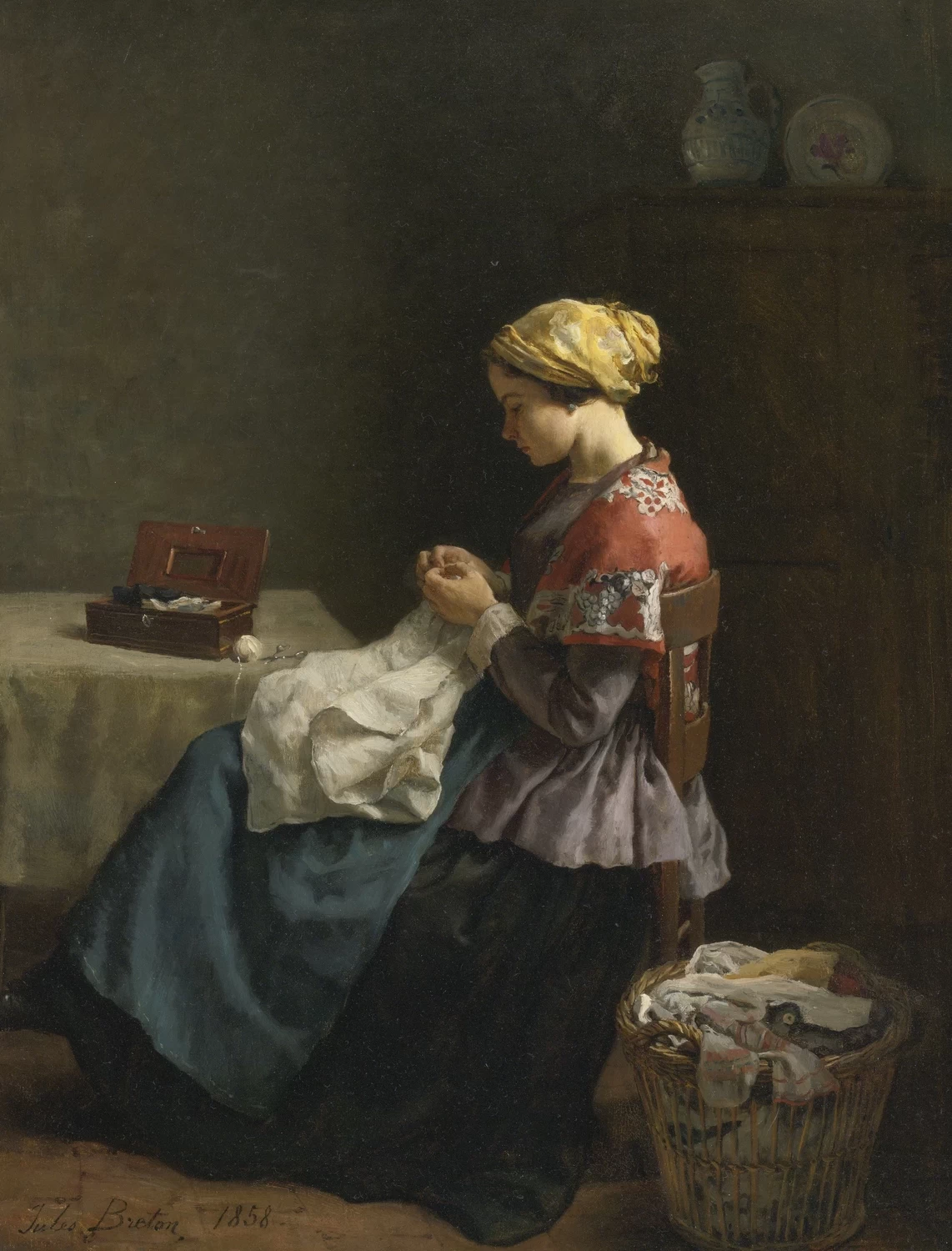 La piccola sartina, 1858
